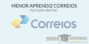 menor aprendiz correios